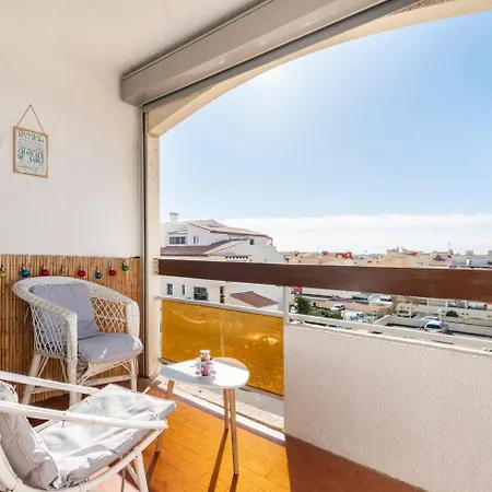 Balcon 2 Personnes La Desirade Cap D'agde דירה אגדה